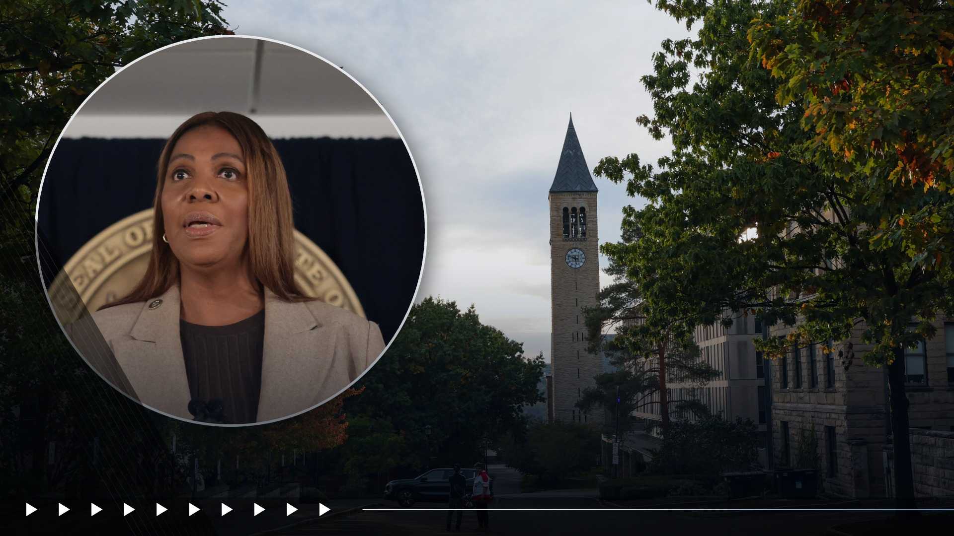 Man accused in Cornell rape lawsuit wants Letitia James removed from investigation over her posts — Waukesha Community news