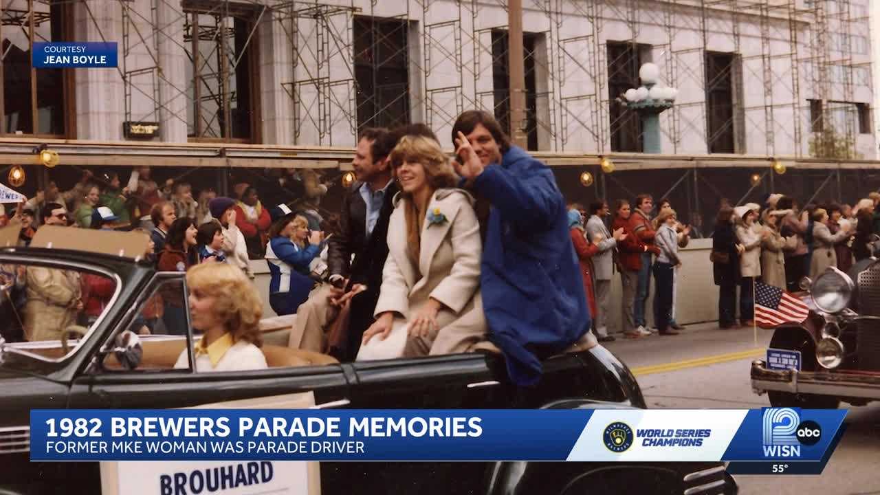 Former Milwaukee woman recalls driving Brewers players in 1982 parade — Waukesha Sports news