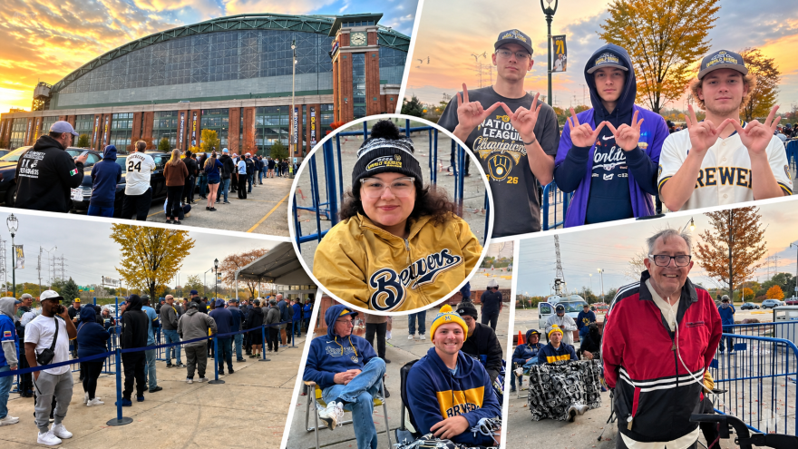 🧢'The early bird gets the merch': Brewers fans line up for World Series gear — Waukesha Community news